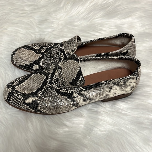M. Gemi Italian leather loafers. Snakeskin. Excellent. - Picture 5 of 8